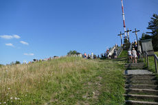 Sankt Crescentius on Tour in Ostheim und auf dem Kreuzberg (Foto: Karl-Franz Thiede)